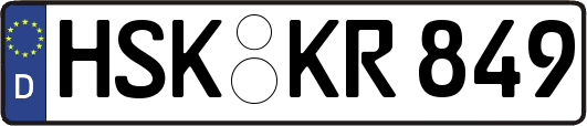 HSK-KR849