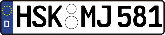 HSK-MJ581