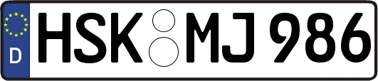 HSK-MJ986
