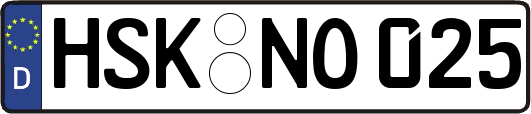 HSK-NO025