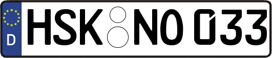 HSK-NO033