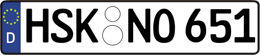 HSK-NO651