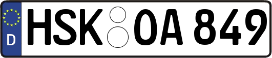 HSK-OA849