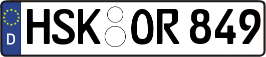 HSK-OR849