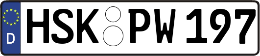 HSK-PW197
