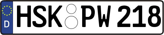 HSK-PW218