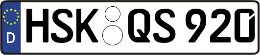 HSK-QS920