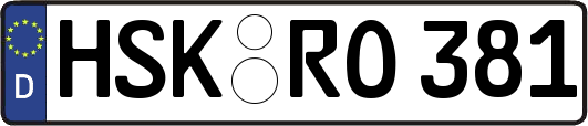 HSK-RO381