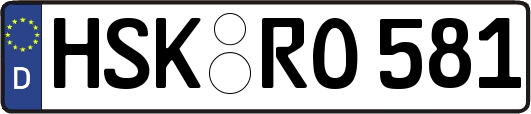 HSK-RO581