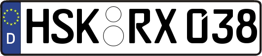 HSK-RX038