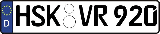HSK-VR920