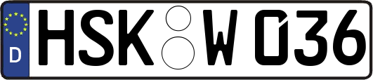 HSK-W036