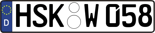 HSK-W058