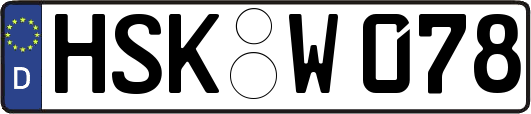HSK-W078