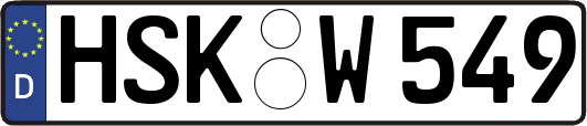 HSK-W549
