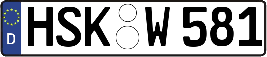 HSK-W581
