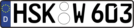 HSK-W603