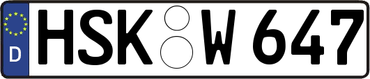 HSK-W647