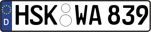 HSK-WA839