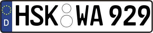 HSK-WA929