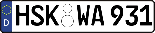HSK-WA931