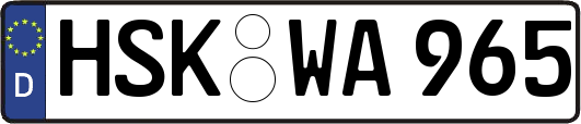 HSK-WA965