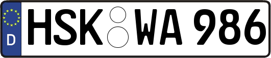 HSK-WA986