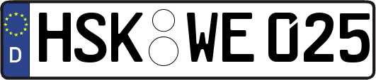 HSK-WE025