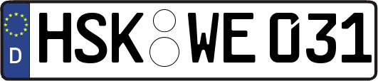 HSK-WE031