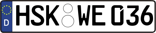 HSK-WE036