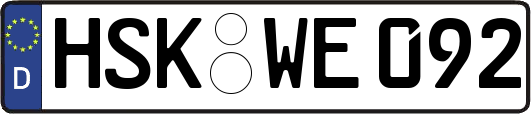 HSK-WE092