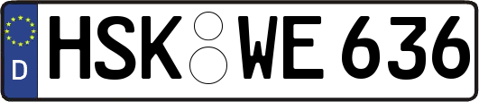 HSK-WE636