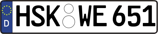 HSK-WE651