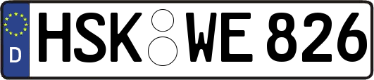 HSK-WE826