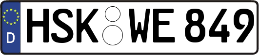 HSK-WE849