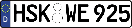 HSK-WE925