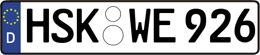 HSK-WE926
