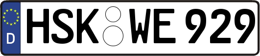 HSK-WE929