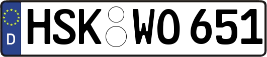 HSK-WO651