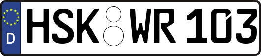 HSK-WR103