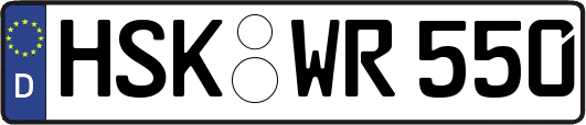 HSK-WR550