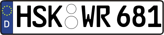 HSK-WR681