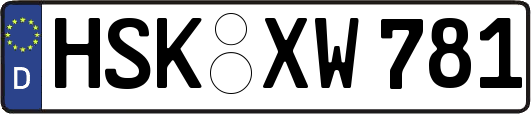HSK-XW781