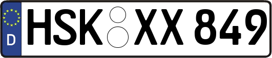 HSK-XX849
