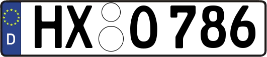 HX-O786