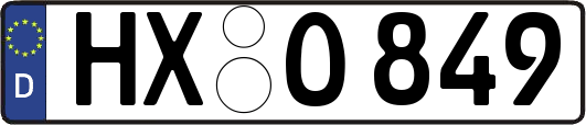 HX-O849