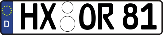 HX-OR81