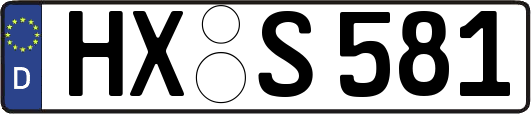 HX-S581