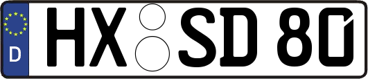 HX-SD80