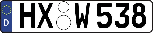 HX-W538
